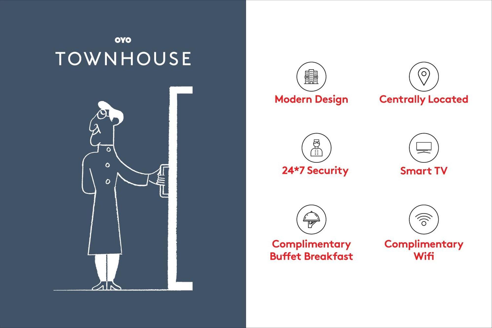 Townhouse C Scheme Ahinsa Circle Hotell Jaipur Eksteriør bilde