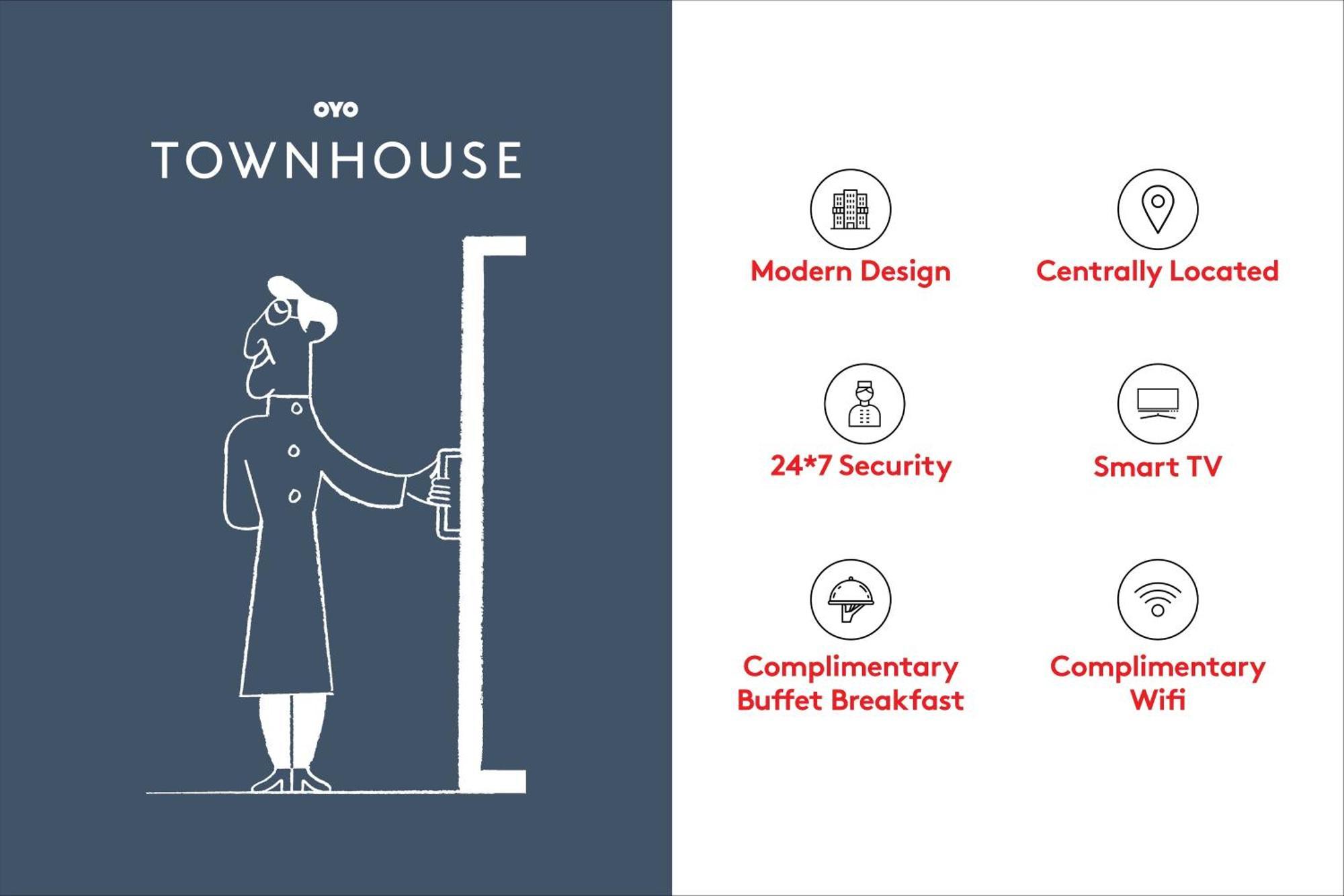 Townhouse C Scheme Ahinsa Circle Hotell Jaipur Eksteriør bilde